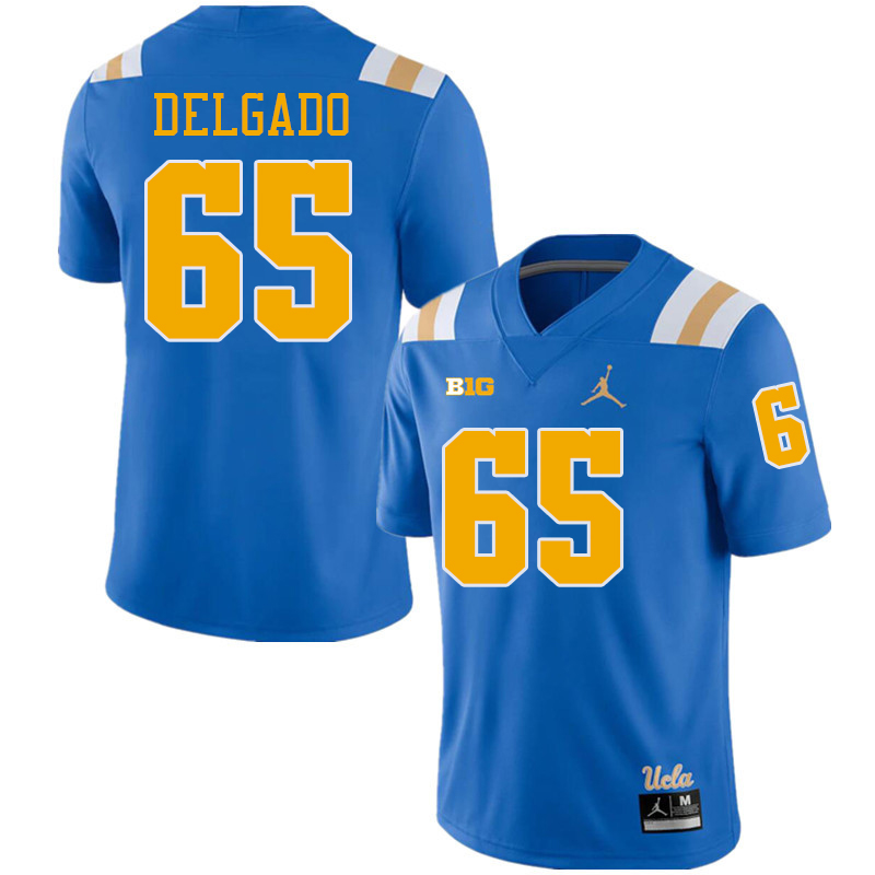 UCLA Bruins #65 Devin Delgado Big 10 Conference College Football Jerseys Stitched Sale-Royal